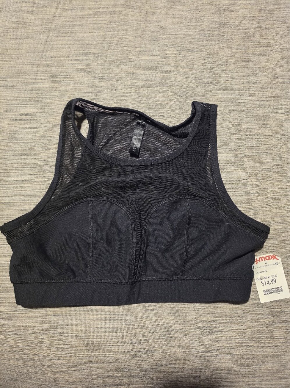 90 Degree By Reflex Black Mesh High-Neck Sports